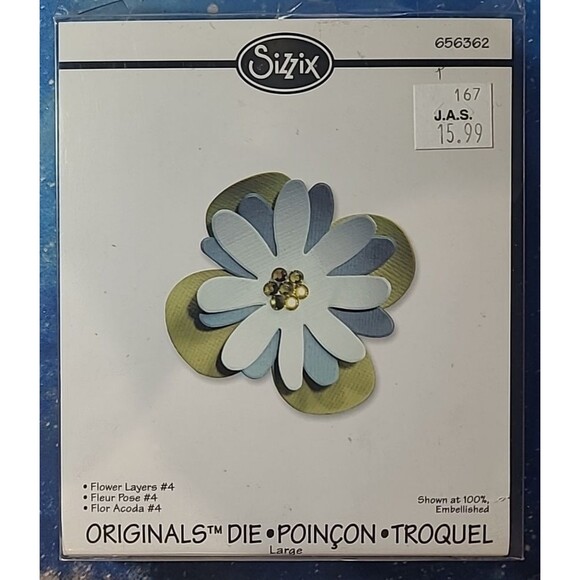 Sizzix Originals FLOWER LAYERS #4 New 656362 - Picture 1 of 2